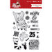 Photo Play Paper - Mad 4 Plaid Christmas Collection - Clear Acrylic Stamps - Icons