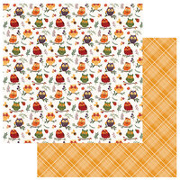 Photo Play Paper - Mad 4 Plaid Fall Collection - 12 x 12 Double Sided Paper - Whoo Loves You