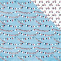 Photo Play Paper - Main St Parade Collection - 12 x 12 Double Sided Paper - Banners