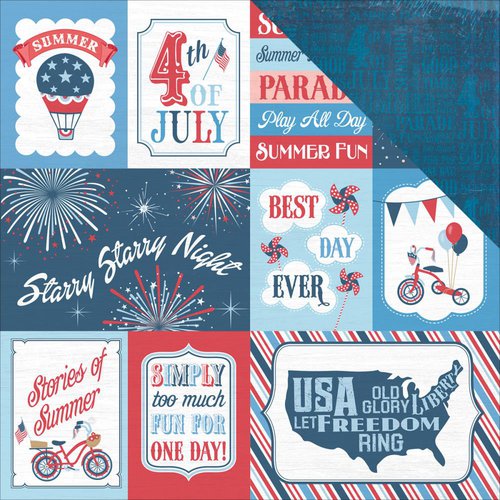 Photo Play Paper - Main St Parade Collection - 12 x 12 Double Sided Paper - Cards