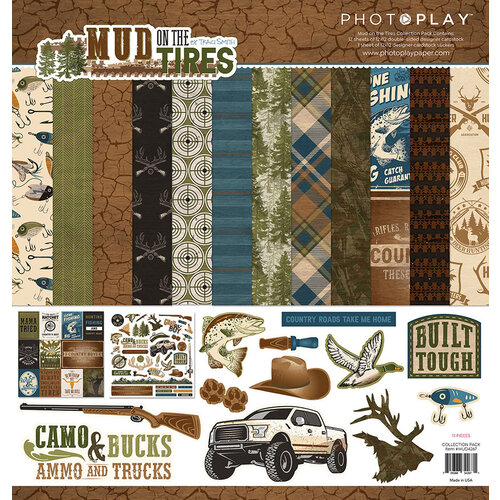 PhotoPlay Mud On The Tires Collection 12 x 12 Collection Pack