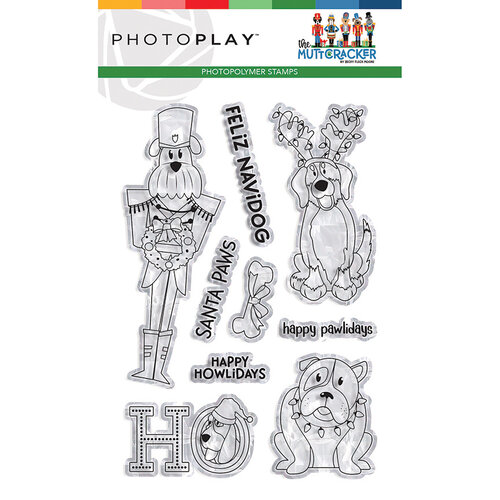 Photo Play Paper - Christmas - Muttcracker Collection - Clear Photopolymer Stamps