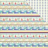 Photo Play Paper - Nautical Bliss Collection - 12 x 12 Double Sided Paper - Nautical Stripes
