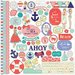 Photo Play Paper - Nautical Bliss Collection - 12 x 12 Cardstock Stickers - Elements