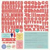 Photo Play Paper - Nautical Bliss Collection - 12 x 12 Cardstock Stickers - Alphabet