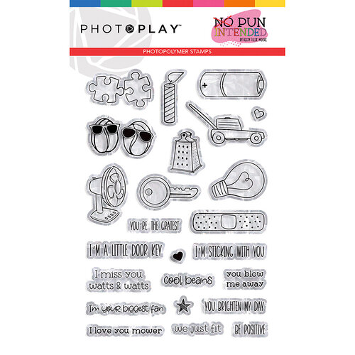 Photo Play Paper - No Pun Intended Collection - Clear Photopolymer Stamps - So Punny