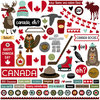 PhotoPlay - O Canada Collection - 12 x 12 Cardstock Stickers - Elements