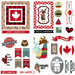 Photo Play Paper - O Canada Collection - Ephemera - Die Cut Cardstock Pieces