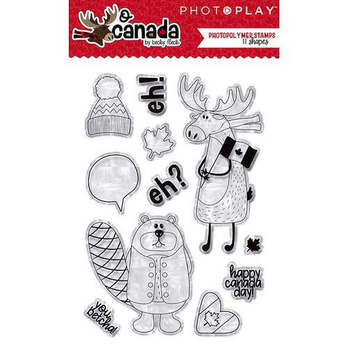 Photo Play Paper - O Canada Collection - Clear Acrylic Stamps
