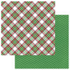 Photo Play Paper - O Canada Christmas Collection - 12 x 12 Double Sided Paper - Flannel Shirt