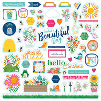 PhotoPlay - Oh What A Beautiful Day Collection - 12 x 12 Cardstock Stickers - Elements