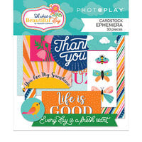 PhotoPlay - Oh What A Beautiful Day Collection - Ephemera - Die Cut Cardstock Pieces