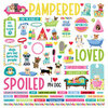 PhotoPlay - Pampered Pooch Collection - 12 x 12 Cardstock Stickers - Elements