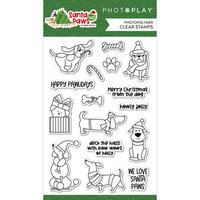 PhotoPlay - Santa Paws Collection - Christmas - Clear Photopolymer Stamps - Dog