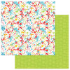 Photo Play Paper - Party Boy Collection - 12 x 12 Double Sided Paper - Paint Splatter