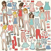 Photo Play Paper - Paper Dolls Collection - Ephemera Pack