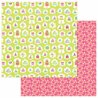 Photo Play Paper - Party Girl Collection - 12 x 12 Double Sided Paper - Birthday Presents