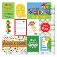 PhotoPlay - Go Outside and Play Collection - 12 x 12 Double Sided Paper - Time To Play