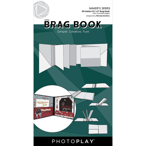 PhotoPlay - Maker's Series Collection - Brag Book - White