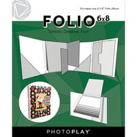 PhotoPlay - Maker's Series Collection - Folio - 6 x 8 - White