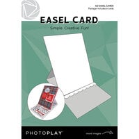 PhotoPlay - A2 Easel Cards - White - 6 Pack