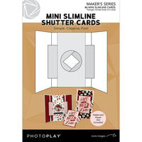PhotoPlay - Maker's Series Collection - Mini Slim Shutter Cards - 3 Pack