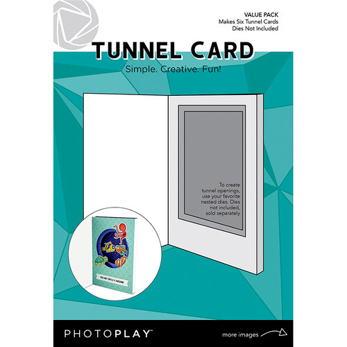 Photo Play Paper - Maker's Series Collection - Creation Bases - Card - Tunnel Cards Value Pack