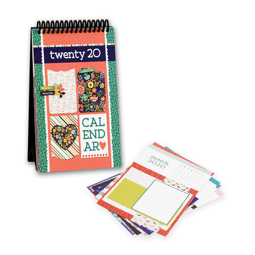 Photo Play Paper - Desktop Calendar Kit - 2020