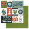 PhotoPlay - Rad Dad Collection - 12 x 12 Double Sided Paper - Best Dad