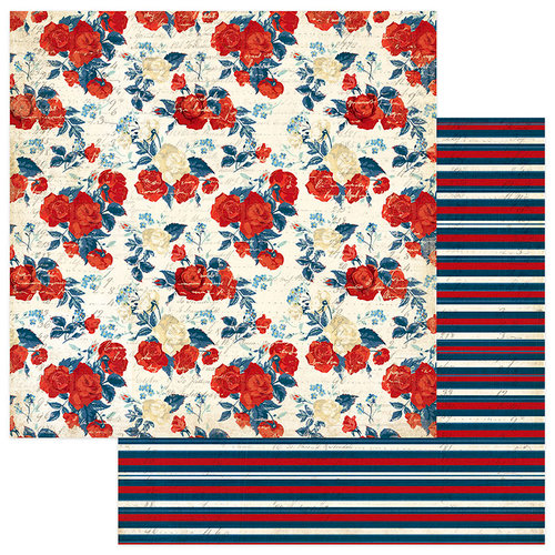 Photo Play Paper - Red, White and Blue Collection - 12 x 12 Double Sided Paper - Home of the Brave