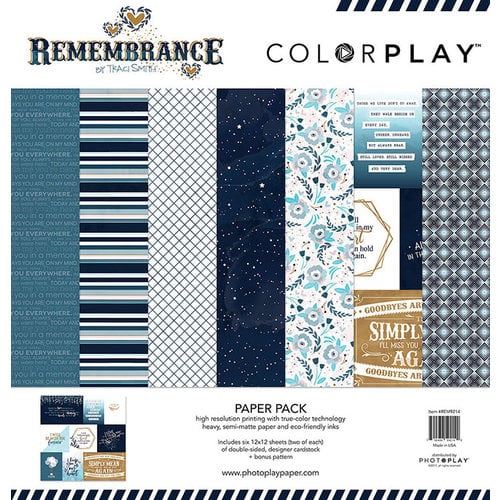 PhotoPlay - Remembrance Collection - 12 x 12 Paper Pack