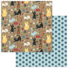 Photo Play Paper - Roxie and Friends Collection - 12 x 12 Double Sided Paper - Meow Mix