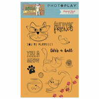 Photo Play Paper - Roxie and Friends Collection - Clear Acrylic Stamps
