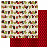 PhotoPlay - Real Genius Collection - 12 x 12 Double Sided Paper - Apple Banner