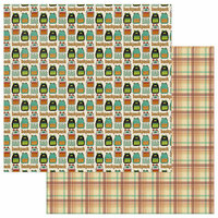 Photo Play Paper - Real Genius Collection - 12 x 12 Double Sided Paper - Backpack