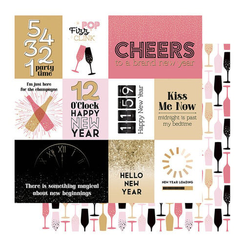 Cheers Double Sided Scrapbook Paper