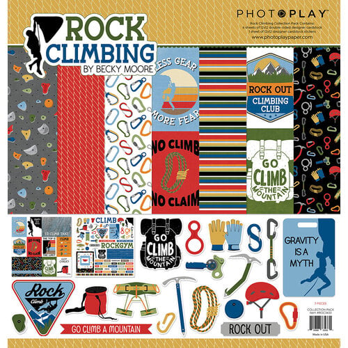 PhotoPlay - Rock Climbing Collection - 12 x 12 Collection Pack