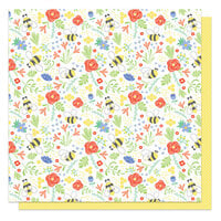 PhotoPlay - Showers And Flowers Collection - 12 x 12 Double Sided Paper - Time To Bloom