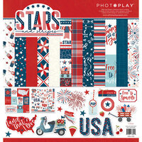 PhotoPlay - Stars and Stripes Collection - 12 x 12 Collection Pack