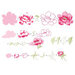 Photo Play Paper - Clear Photopolymer Stamp Set - Feathery Peonies