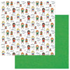 Photo Play Paper - School Days Collection - 12 x 12 Double Sided Paper - Reading is Fun