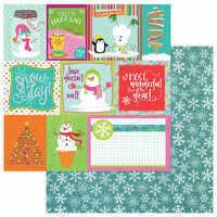 Photo Play Paper - Snowball Fight Collection - Christmas - 12 x 12 Double Sided Paper - I Heart Snowmen