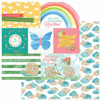 Photo Play Paper - Spring In My Garden Collection - 12 x 12 Double Sided Paper - Bloom Cards