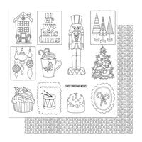 PhotoPlay - Sugar Plum Christmas Collection - 12 x 12 Double Sided Paper - Color Me