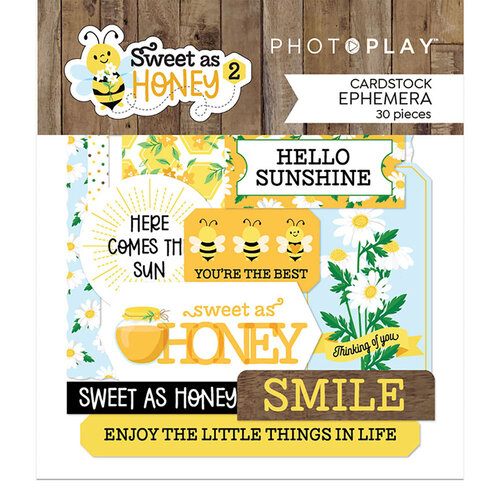 PhotoPlay - Sweet As Honey 2 Collection - Ephemera - Die Cut Cardstock Pieces
