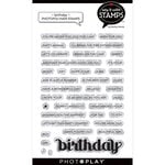 Photo Play Paper - Say It With Stamps Collection - Clear Photopolymer Stamps - Birthday
