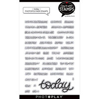 PhotoPlay - Say It With Stamps Collection - Clear Photopolymer Stamps - Today