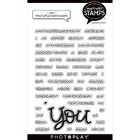 PhotoPlay - Say It With Stamps Collection - Clear Photopolymer Stamps - You