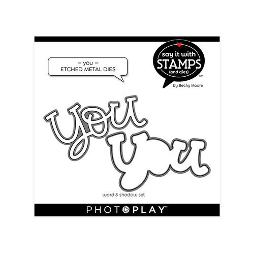 Photo Play Paper - Say It With Stamps Collection - Dies - You