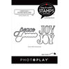 PhotoPlay - Say It With Stamps Collection - Etched Dies - Peace and Joy